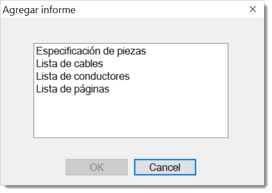 agragar informe